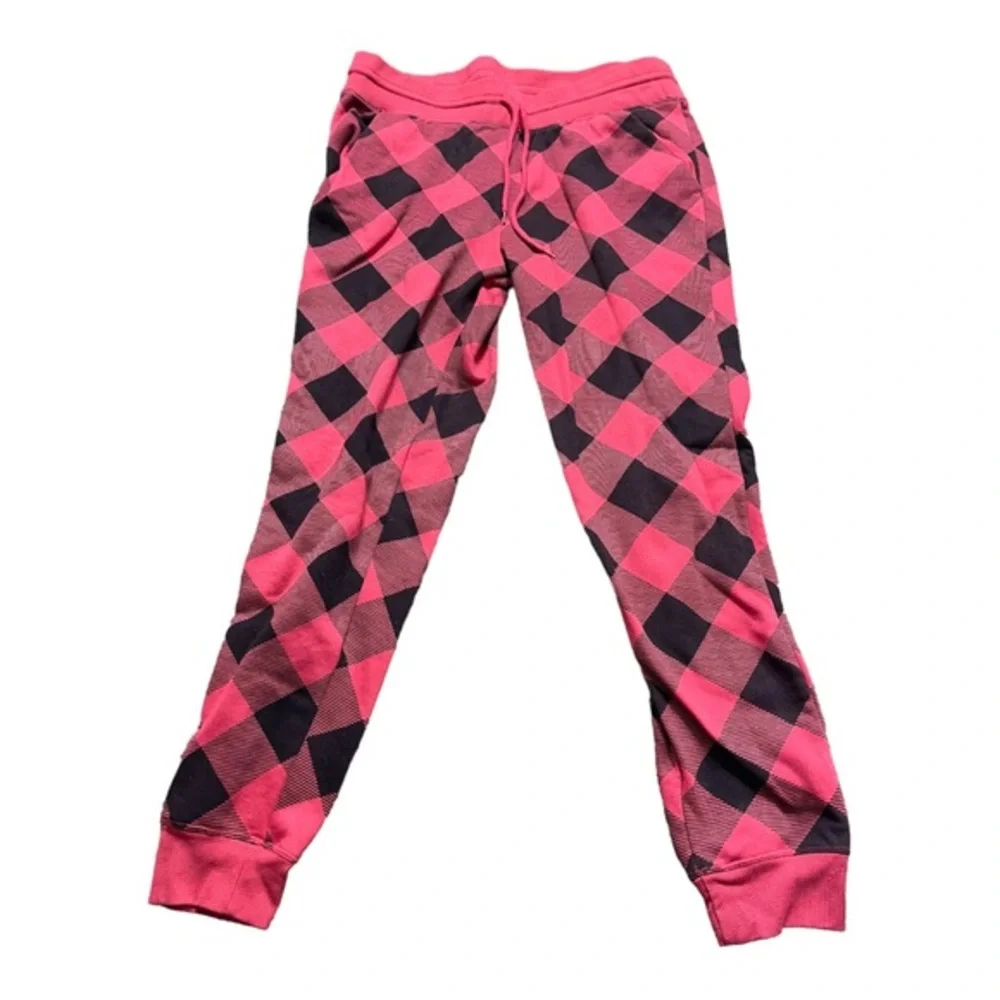 Zoe + Liv Red/Black‎ Plaid Joggers Size XXL - Picture 3 of 7